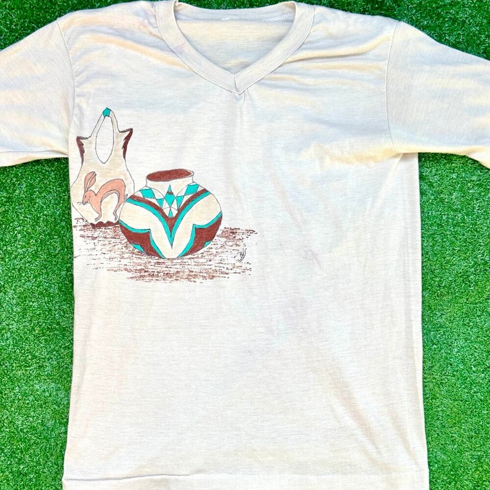 Lexington Divine Pottery Beige Vintage T Shirt